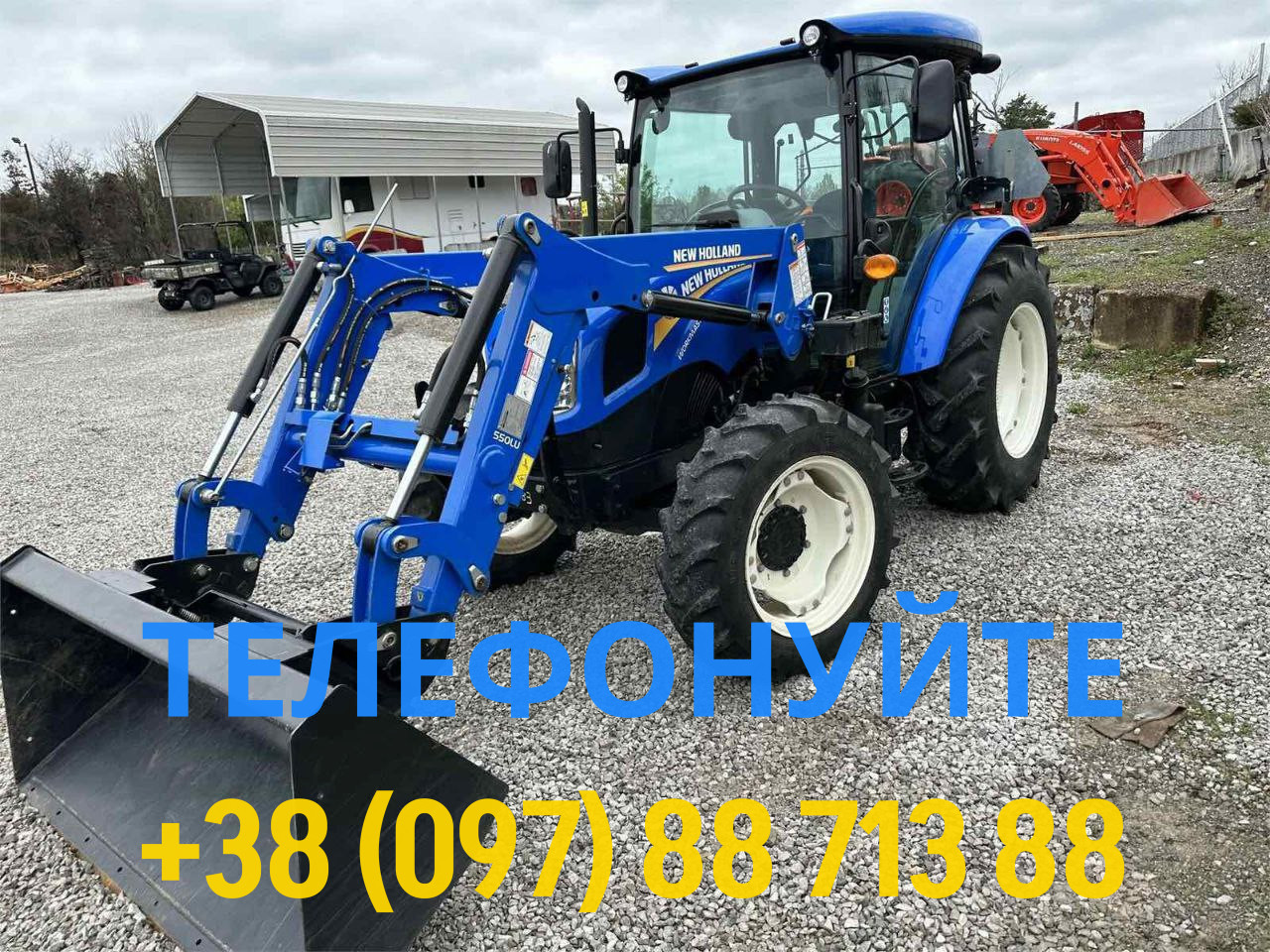 Экспортный б/у трактор 2024 года выпуска New Holland Workmaster 75 75 л/с