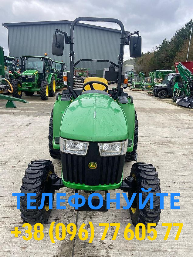 Экспортный б/у минитрактор 2024 года выпуска John Deere 3038E 38 л/с